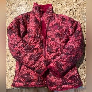 Northface mossbud reversible jacket Size small girls